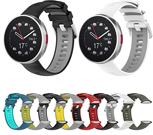 XINBOOBA Armband kompatibel mit Polar Vantage v2 Armband,Weiches Silikon Atmungsaktiv Watch Armband für Frauen Männer