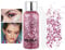 Glitter Body Gel Brillantini Make Up Glitter Liquidi Festival Glitter Makeup Sparkle Glitter per Viso Occhi Labbra Capelli Corpo Masquerade Halloween Party Rosa