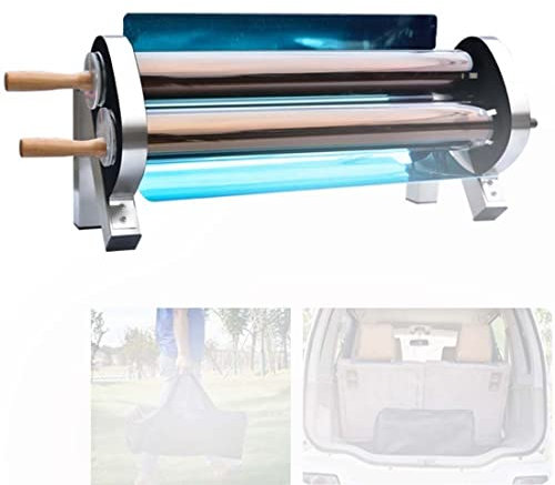 YIHEMEI Cuisinière Solaire Portable, Four Solaire, Four de Camping à Double Tube, pour 3 à 5 Personnes pour la randonnée, Le Camping et la randonnée,SingleLight