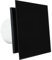 VENTS CRYSTALIS 4 inch Stylish Black Glass Cover Silent Extractor Fan with Timer For Bathroom Shower Wet Rooms to Control Humidity Moisture Mould Elimination Fresh Air Ventilation