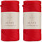 2 Garnstrange Sensy Premium 2 mm 230 Meter Polyester-Seil, 100% Polypropylen-Kordel Makramee 2 mm Häkeltasche Seil Häkelgarn Geschenk für Strickwaren (Rot)