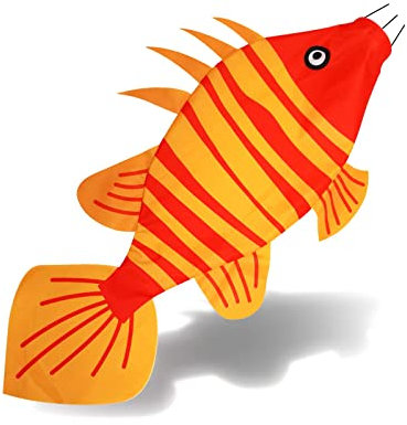 THQZLH Red Fish Wind Sock - Durable Outdoor Windsock for Decoration and Fun