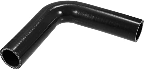 A ABSOPRO Accoppiatore Universale per Auto 35mm 1,38 ID a 90 Gradi Silicone Tubo Flessibile Nero