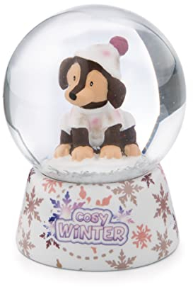 NICI 49353 Schüttelkugel Dackel Skida 6,5cm pink-Tolle Geschenkidee
