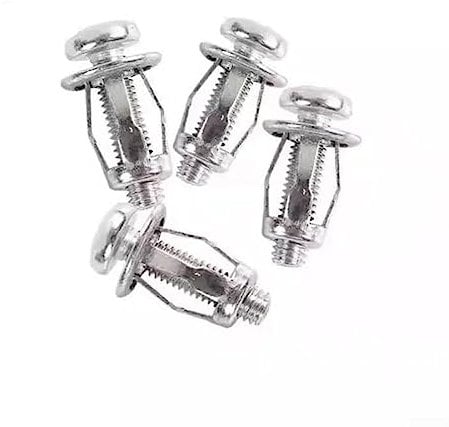 QOXEZY 10PCS Metall Blütenblatt Bolt Hohl Metall Wand Mutter Geeignet Für Wagenheber/Wagenmutter