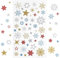 Kesote Sticker Stern Aufkleber Glitzer Schneeflocken 240x Etiketten Gold Selbstklebend zum Basteln Silber Weihnachten Deko Rot Blau