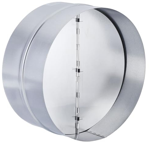 PATIKIL Válvula Antirretorno, 10, Inserto de Flujo de Aire para Manguera de Conducto, Prevención de Contracorriente, Tapón Unidireccional para Ventiladores de Extracción