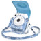 Rieibi Étui pour appareil photo Fuji Instax Mini 12 - Étui de protection en cuir PU pour appareil photo instantané Fujifilm Instax Mini 12 - Étui amovible avec bandoulière réglable, bleu jean, Boucle