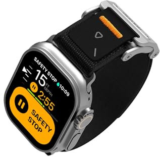 Aulumu A11 Magnetica Fibbia Banda Sottile per Apple Watch Ultra2/Ultra 49mm, Series 9/8/SE2/7/6/SE/5/4/3/2/1 45mm/44mm/42mm | Velluto Nylon Treccia | Chiusura Magnetica in Acciaio Inossidabile