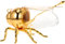Luxshiny Pot De Miel En Forme D'abeille Pot De Miel En Verre Distributeur De Sirop Pot À Condiments En Cristal Pot À Huile Épices Porte-Sucre Bol Jolie Statue D'abeille Pour La