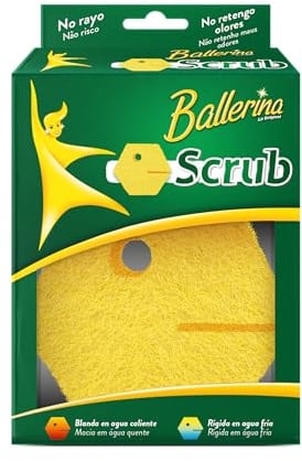 Ballerina Scrub - Spugna da cucina lavabile piatti - antigraffio - riutilizzabile