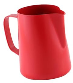 Garneck Brocca Rossa Da 400 Ml Antiaderente in Acciaio Inossidabile Con Versatore Per Caffè E Tè