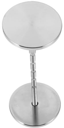 DOITOOL Door Hole Cover Plate Steel Silver 40mm Diameter Deadbolt Cover Front Door Hole Filler Plate Decorative Cap