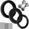 Jeu de joints de rechange Mix, 75 pièces, pour pièces de système G 1/2 pouce, compatible avec les raccords de robinet Gardena 21 mm, 18200, 18240, 18220, 15273, caoutchouc, Ø 16 x 11 joints toriques