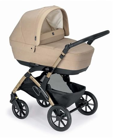 3in1 Kombi-Kinderwagen Dinamico Smart | Mehr Farben verfügbar | inkl. Zubehör, Farbe:Grau