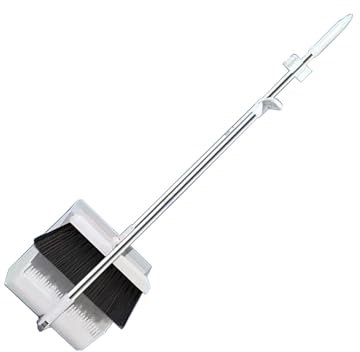 Scopa pieghevole salvaspazio e paletta con lunghezza regolabile per vari ambienti interni e hotel