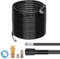 30M Tubo di Sonda Sturatubi per Idropulitrici Kärcher K2 K3 K4 K5 K6 K7,Set di tubi per la pulizia dei tubi,180bar 60°C,con Ugelli Rigidi + Rotanti,M22 adattatore