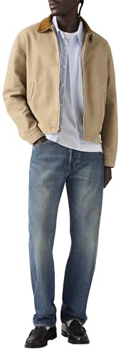 Levi's Herren Jeanshose 501 Original mit Knopfleiste, Straight Fit, Blau (A Soft Spot), W32/L32