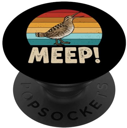Meep Bird Spruch Meep Bird Meme Vintage American Woodcock PopSockets Klebender PopGrip
