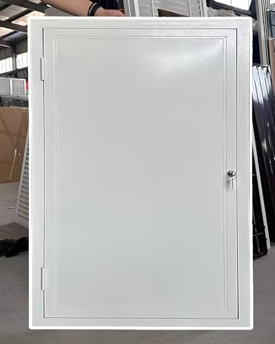 Blazea Revisionsklappe Isolierte Aluminium-Zugangsklappentür 50 60 70 80 90 100 110 120 cm Hoch, Große Revisionsklappe für Trockenbauwände(30x70cm)