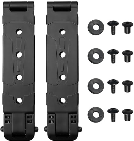 GAZIL Lot de 2 Clips de Ceinture Multifonctionnels Molle, Accessoires en Nylon Haute Résistance pour Sac à Dos Tactique et Étui à Couteau