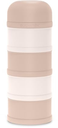 Suavinex, Dosatore Latte in Polvere e Cereali Bonhomia, 4 Scomparti, Rosa