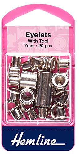 Eyelets Medium 7mm Silver