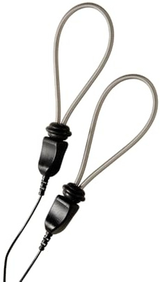 3 BRUJAS Metallic Adjustable Cock Rings Black/Silver OS, Schwarz