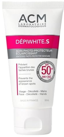 Mac Tools Acm Depiwhite.S - Protector de pantalla para aclarar Spf50+, 50 ml (lote de 1)