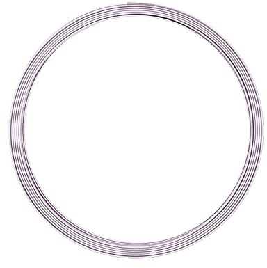 Vaessen Creative 24235-017 Aludraht Flach Schmuck, Biegsam, Aluminium, hell violett, 5 x 1 mm x 5 m