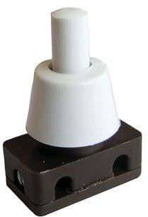 tibelec 545210 Interrupteur poussoir, Blanc