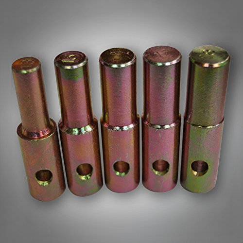 5 Adapter Pins 13-18mm RicambiWeiss Lenkkopf Montageständer Motorrad vorne Lenkkopfadapter