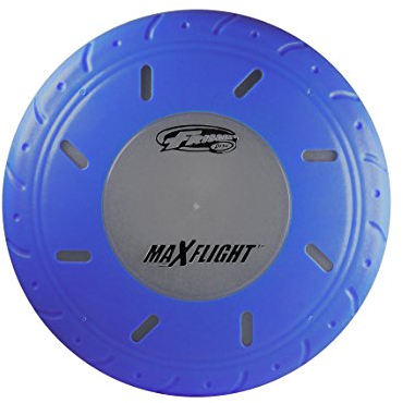 Wham-O Frisbee Max Flight Glow Red - nachtleuchtende Wurfscheibe, Outdoor, Strand Gadget, Spiele für draussen, Kinder und Erwachsene, Gewicht: 160g, Durchmesser: 22cm, Disc ab 5 Jahre