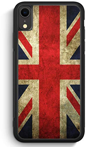 Großbritannien Great Britain Union Jack - Silikon Hülle für iPhone XR Cover - Motiv Design - Handyhülle Schutzhülle Case Schale