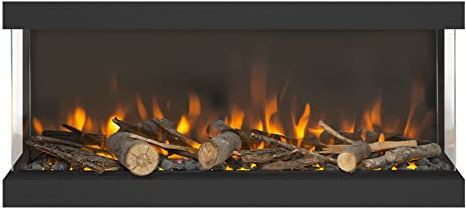 Xaralyn Levico 90 elektrischer Einbaukamin - 1400 Watt Heizung - Cinewall - niedriger Verbrauch - Fernbedienung