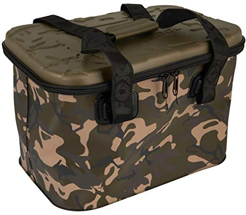 Fox Aquos Camolite 30L 41,5x28x27,5cm - Angeltasche zum Karpfenfischen, Tackletasche für Angelzubehör, Zubehörtasche zum Angeln