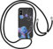 JMTALL für Wiko Y81 Handykette Hülle Silikon Necklace Handyhülle mit Kordel Umhängeband Tasche Schwarz Band Case Kette TPU Bumper Schutzhülle Universum Mädchen