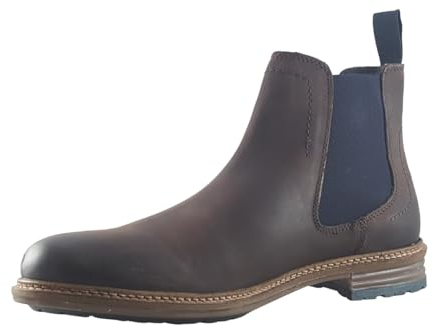 Hush Puppies Justin, Stivali Chelsea Uomo, Marrone, 42 EU