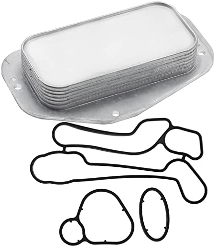 Frankberg Ölkühler Motoröl Kompatibel mit Orlando Croma Astra H Corsa D Insignia Vectra C Zafira B 9-5 1.4L-1.8L 2005-2019 55355603