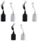 6 PCS Porta Lampadina Portalampada E27,Supporto della Lampada,Basi per Lampade in Plastica E27 Portalampada con Filo e Terminale, per Cantiere,Ristrutturazione,Lavori