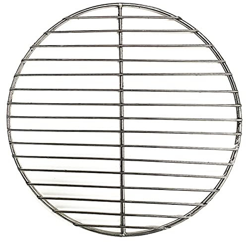 HOMEXO Filets à rôtir Grille de Tapis de Barbecue antiadhésive 304 Acier Inoxydable Rond Barbecue Grill Maille Maison Gril Outil Filets de Fer Accessoires de Barbecue 1pc (Color : 37cm Diameter)