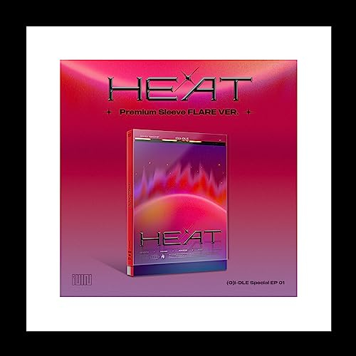 (G) I-DLE HEAT Special Album CD+Lyrics+Photocard+Tracking Sealed GIDLE (Standard FLARE Version)