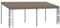 CIADAZ Gazebo a Parete 6x3 m Talpa in Tessuto,Gazebo,Impermeabile,Anti UV,Gazebo da Giardino,Gazebo Esterno