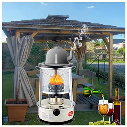 Kerosin-Heizung, 10000 BTU, weiß, für den Innenbereich, Kerosin-Konvektionsheizungen, Herd, kompakter Ölbrenner, nicht elektrisch, rauchfrei, für Camping, Pavillon, Restaurant, Balkon, Kochen,