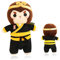 Gxhong Schwarzes Plüschtier, 25 cm Monkey K-ing Stofftier, Schwarzes Myth Kuscheltierpuppen, Charaktere Puppe zum Thema Spiel, für Jungen und Mädchen Geburtstagsgeschenke, Spielefans Plüschtier