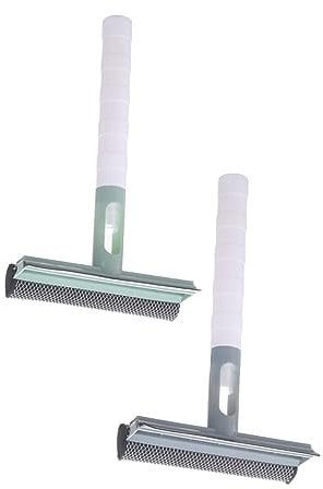 Ipetboom 2piezas Accesorio para Limpieza De Ventanas Limpiador Doméstico Raspador y Pulverizador Extraíble para Agua