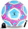 Größe 5 Fußball Unisex–Erwachsene Hybrid Training Fußball für Kinder und Erwachsene Fußballfans Artikel Fußballliebhaber Geburtstagsgeschenk Regelmäßiges Spiel (Blau Rosa, Größe 5)
