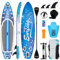 YU YUSING Paddle Gonflable Adulte 335cm, Planche de Stand up Paddle Gonflable 2 Personnes, Siège de Kayak, avec Pagaie Aluminium, Support Caméra, Pompe, pour Tous Niveaux, jusqu'à 150 kg, Bleu Océan