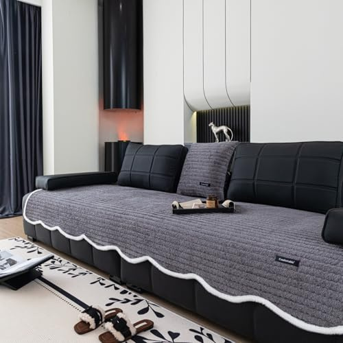 SHANNA Sofa überzug Sofabezug 1 2 3 4 Sitzer Sofabezüge Couch Überzug L Form Ecksofa Sofa Couch Cover Überwurfdecke, Sofahusse Sofaüberwürfe rutschfest Sofa Abdeckung Protector für Hunde Haustiere