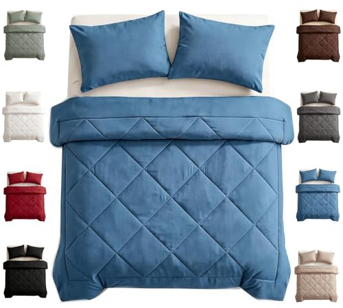 TETGSET Magic Splashy Bettdecke, 2026 The Quick-Drying 2-In-1 Duvet, Weich und Atmungsaktiv, Maschinenwaschbar, Die BettwäSche üBerflüSsig Macht für Zuhause, Camping und Reisen (Blau,135 * 200cm)